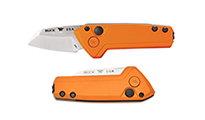 Buck 839 Mini Deploy AUTO Button Lock 154CM Orange Aluminum by Unknown